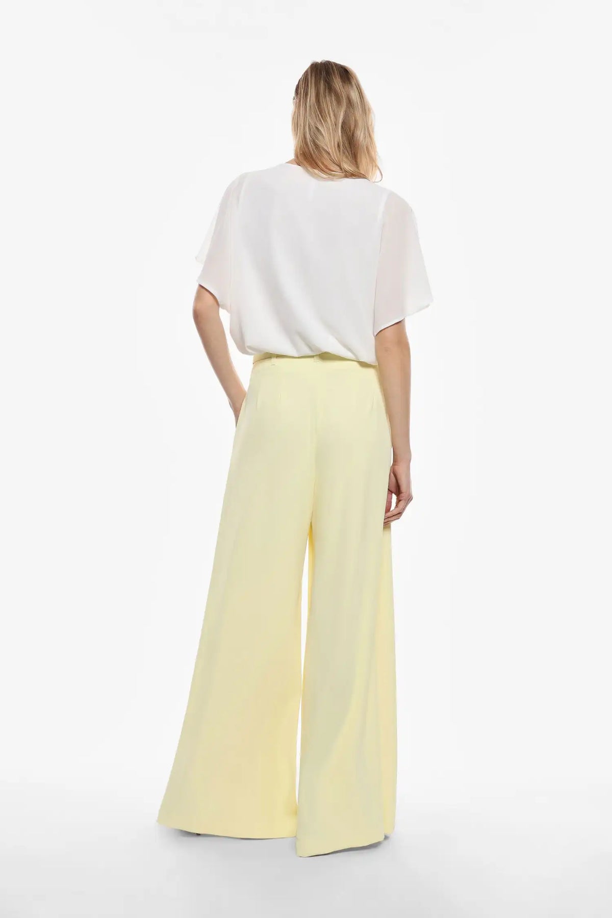 Pantalon Large Imperial Ceinture Canarino