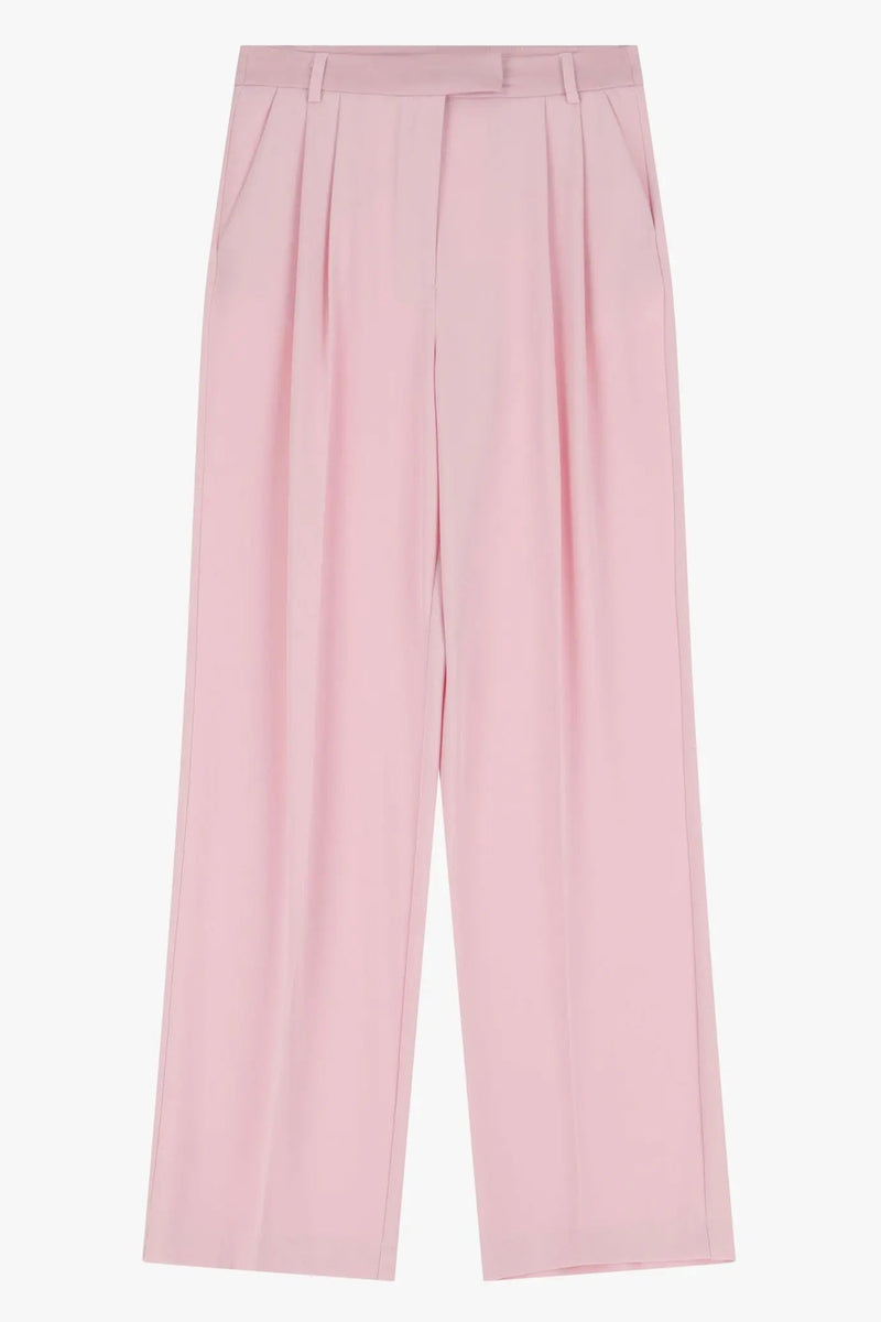 Pantalon Large Imperial à pinces Rosa Confetto