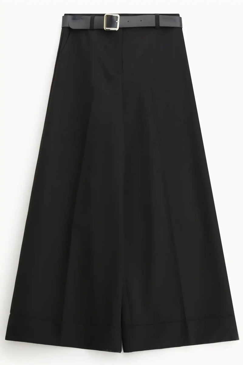 Pantalon Ample Imperial Ceinture Nero