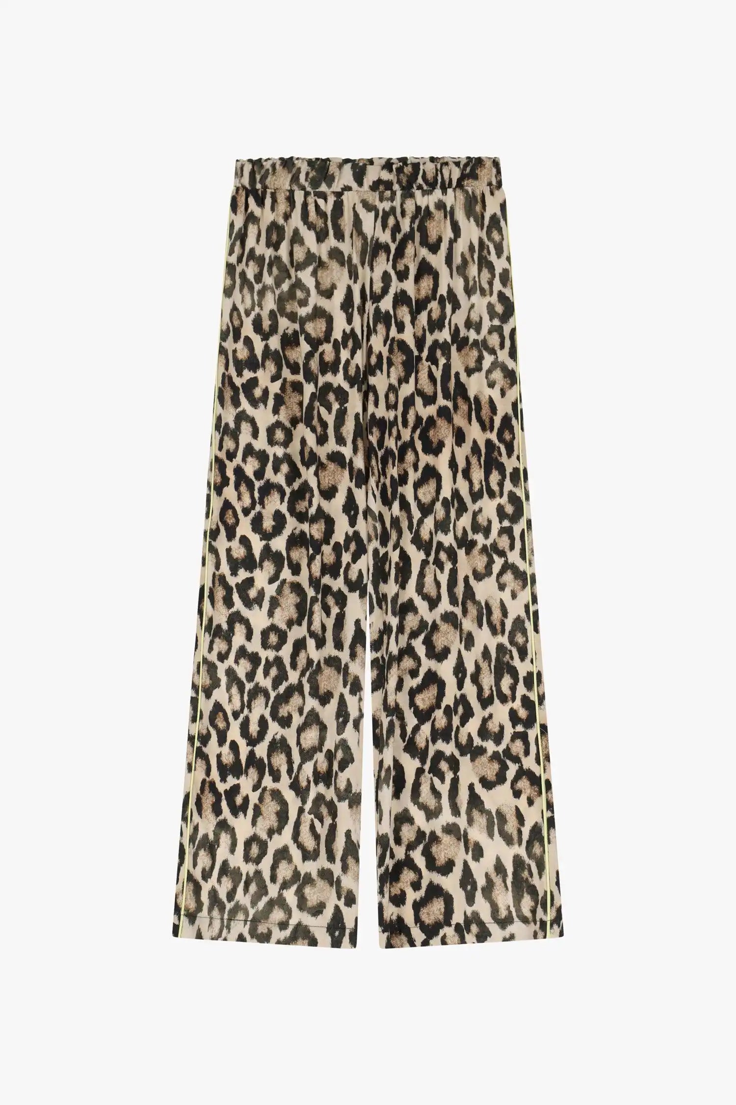 Pantalon Palazzo Imperial léopard Beige/Nero
