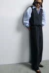 Pantalon large Imperial Blu Denim
