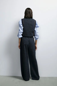 Pantalon large Imperial Blu Denim