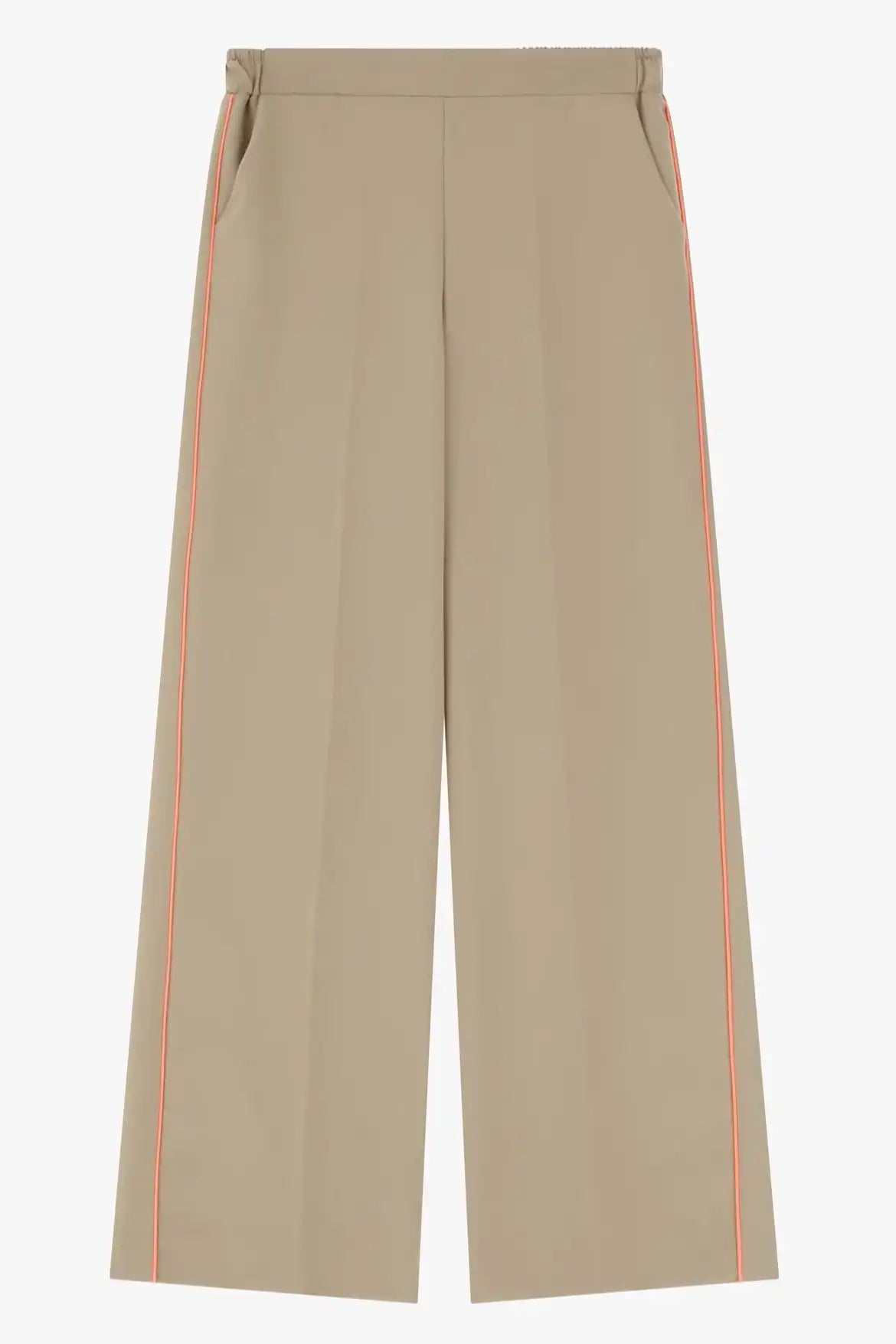 Pantalon Palazzo Imperial bande fluo Cammello
