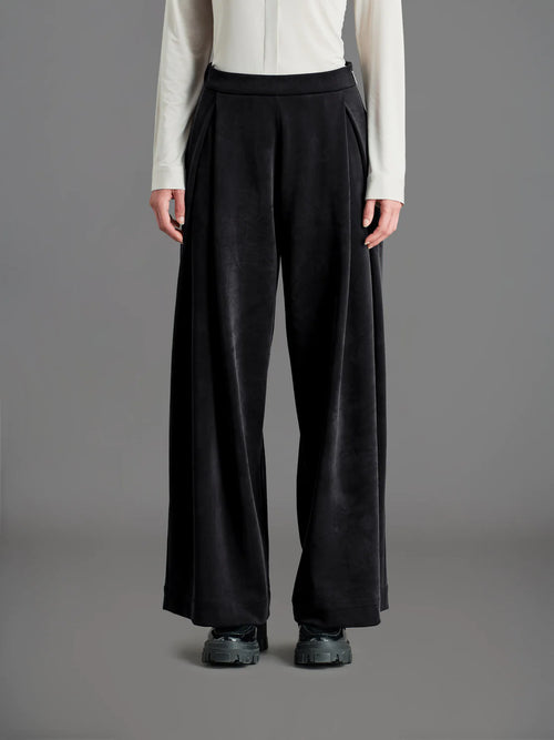 Pantalon large RRD Cupro Super Jo Nero