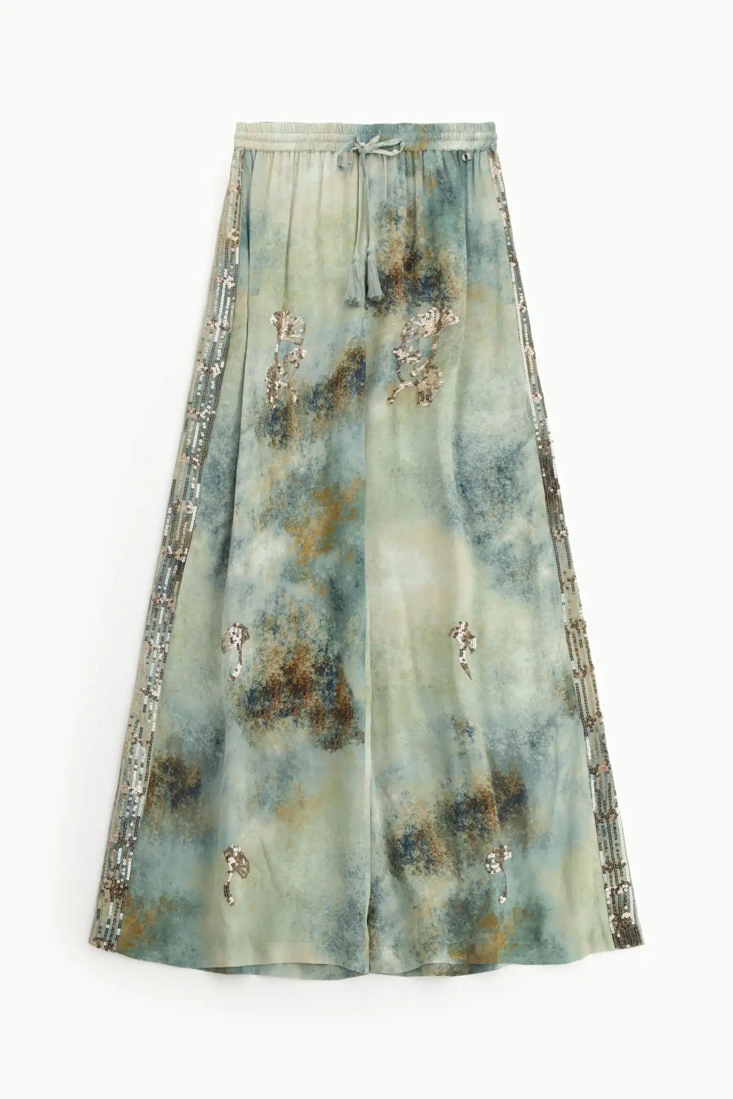 Pantalon large tie and dye Dixie Salvia