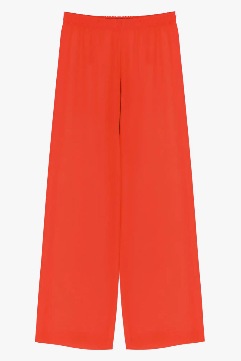 Pantalon Palazzo Imperial taille élastique Arancio