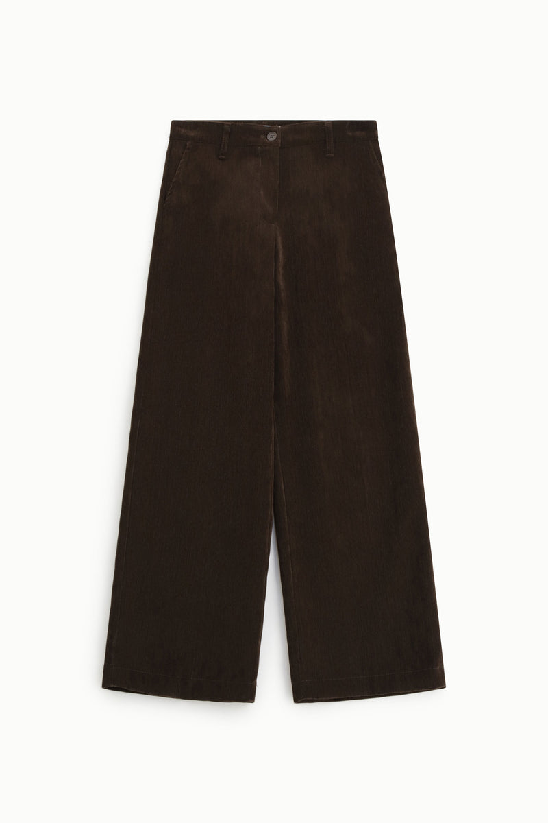 Pantalon large Please taille haute Moro