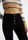 Pantalon Bootcut Liu Jo en velours Nero