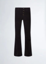 Pantalon Bootcut Liu Jo en velours Nero