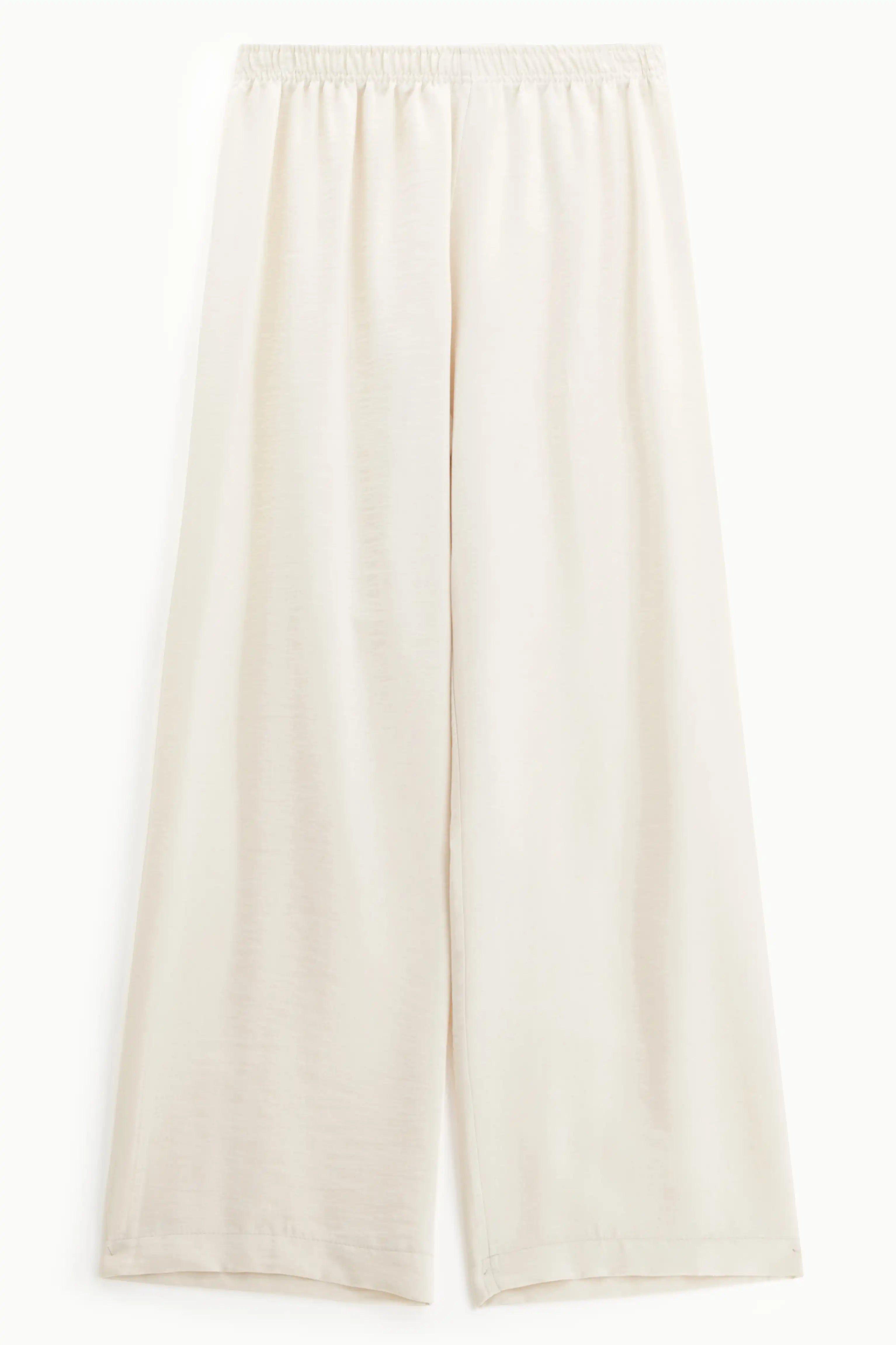 Pantalon Palazzo Imperial irisé Avorio
