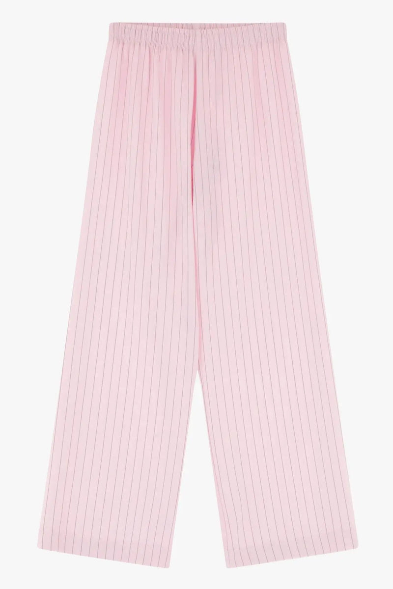 Pantalon Palazzo Imperial à rayures Rosa Confetto