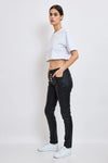Pantalon Place du Jour Enduit Noir