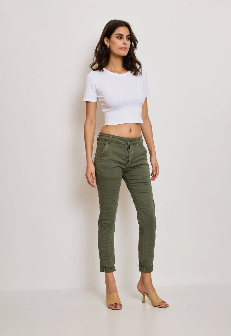 Pantalon Place du Jour Kaki