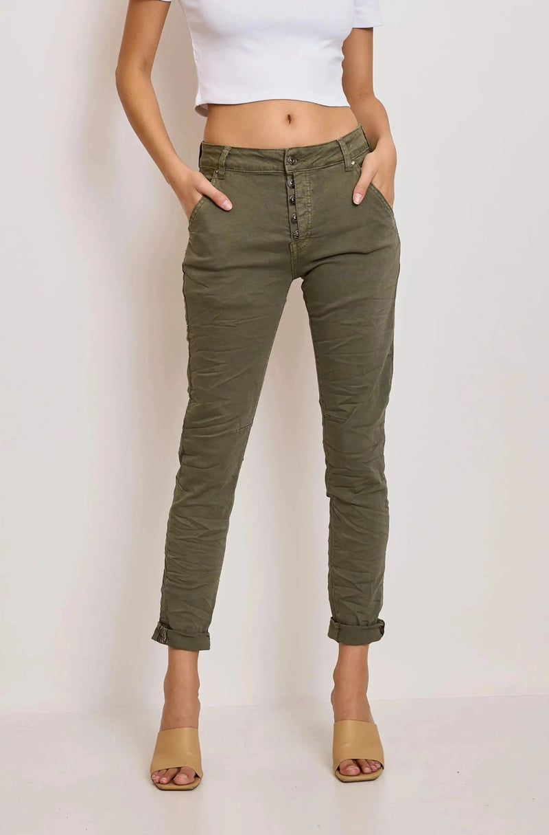 Pantalon Place du Jour Kaki