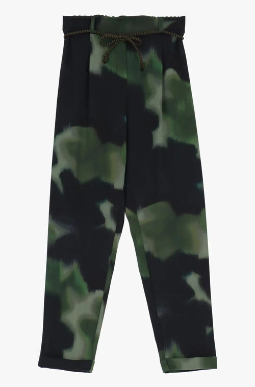 Pantalon Please à Cordon Militare/Nero