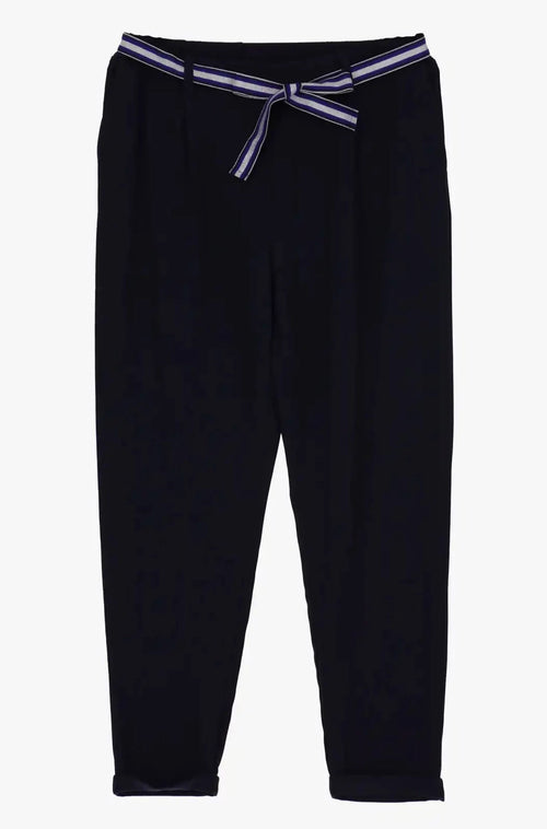 Pantalon Chino Please avec Ceinture Blu