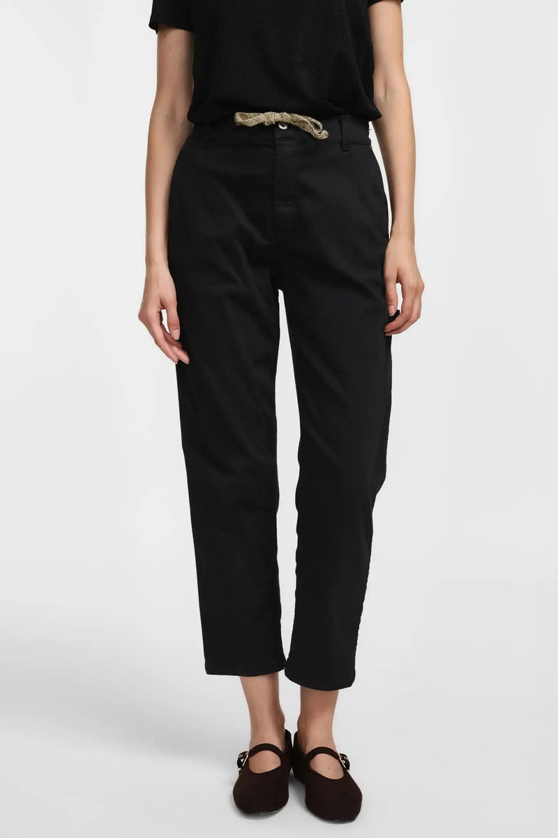 Pantalon Please à cordon Nero