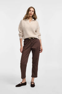 Pantalon Please à cordon Wine Berry