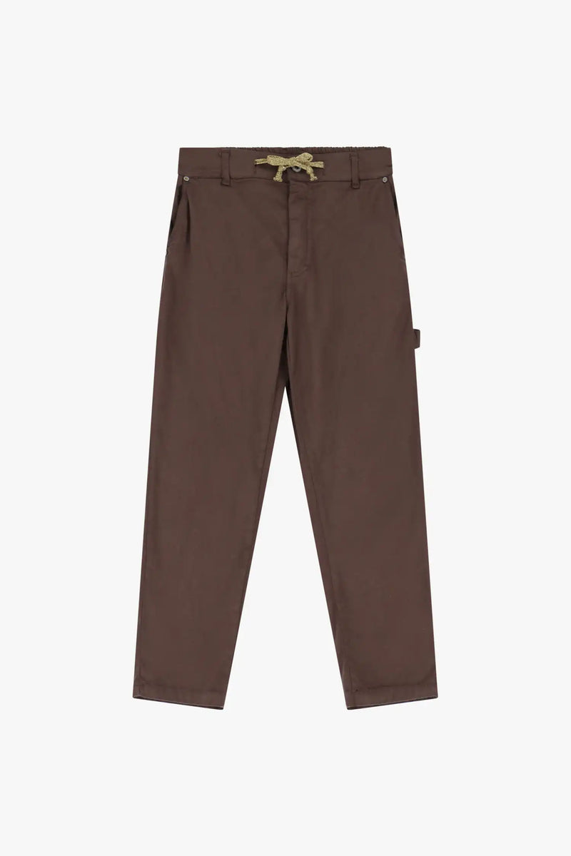 Pantalon Please à cordon Wine Berry