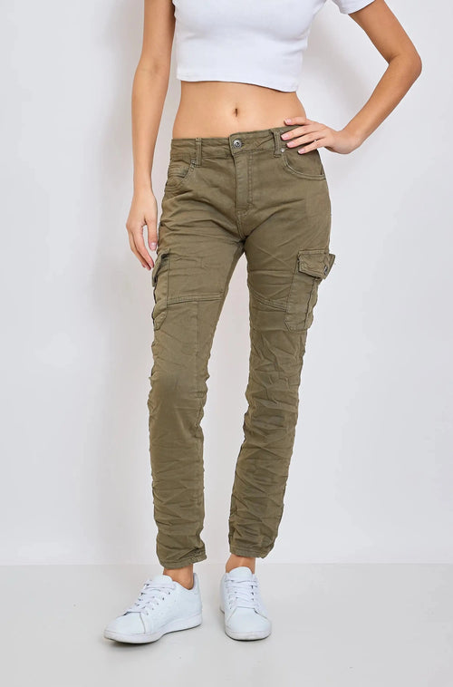 Pantalon Cargo Place du Jour Kaki
