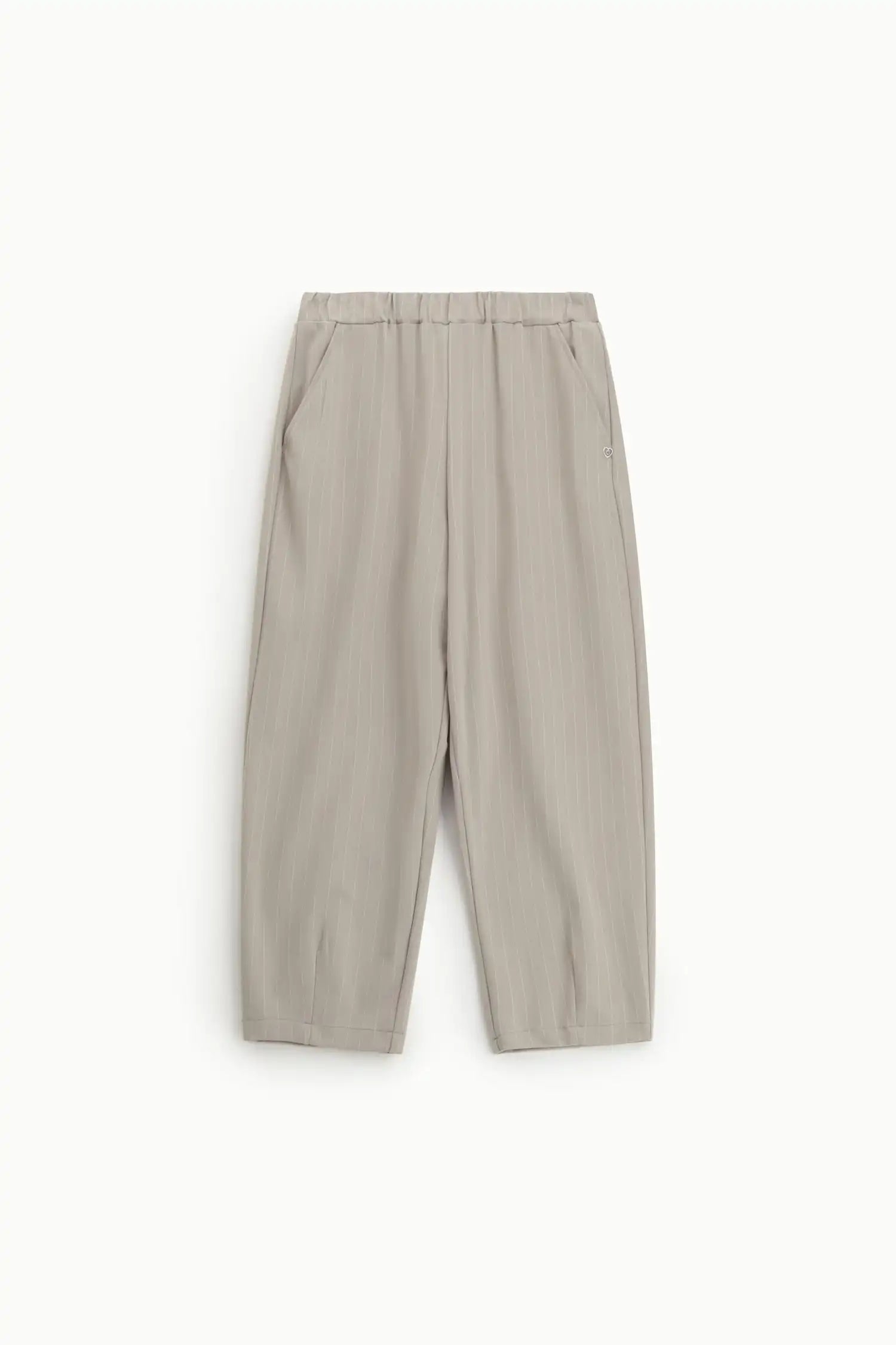 Pantalon à pinces Please rayé Gesso