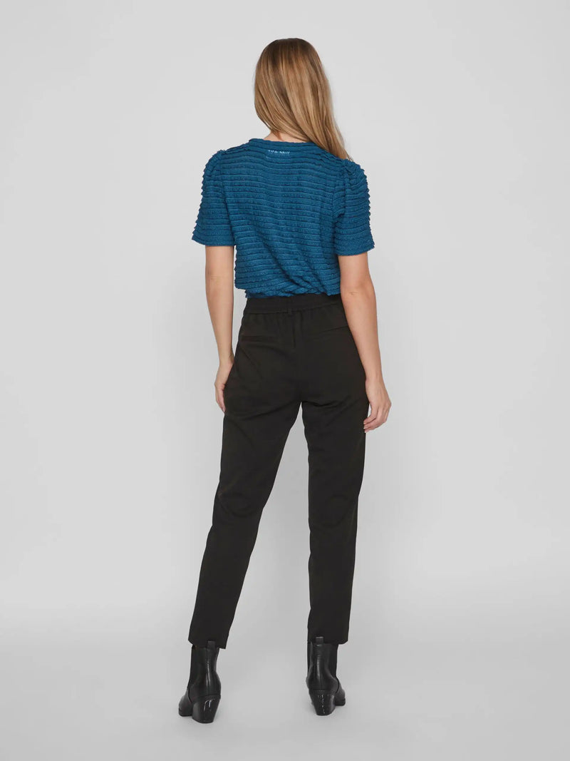 Pantalon slim Vila Vivarone Black