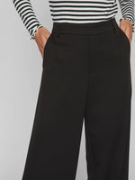 Pantalon large Vila Vivarone Black
