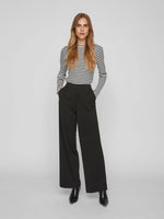 Pantalon large Vila Vivarone Black