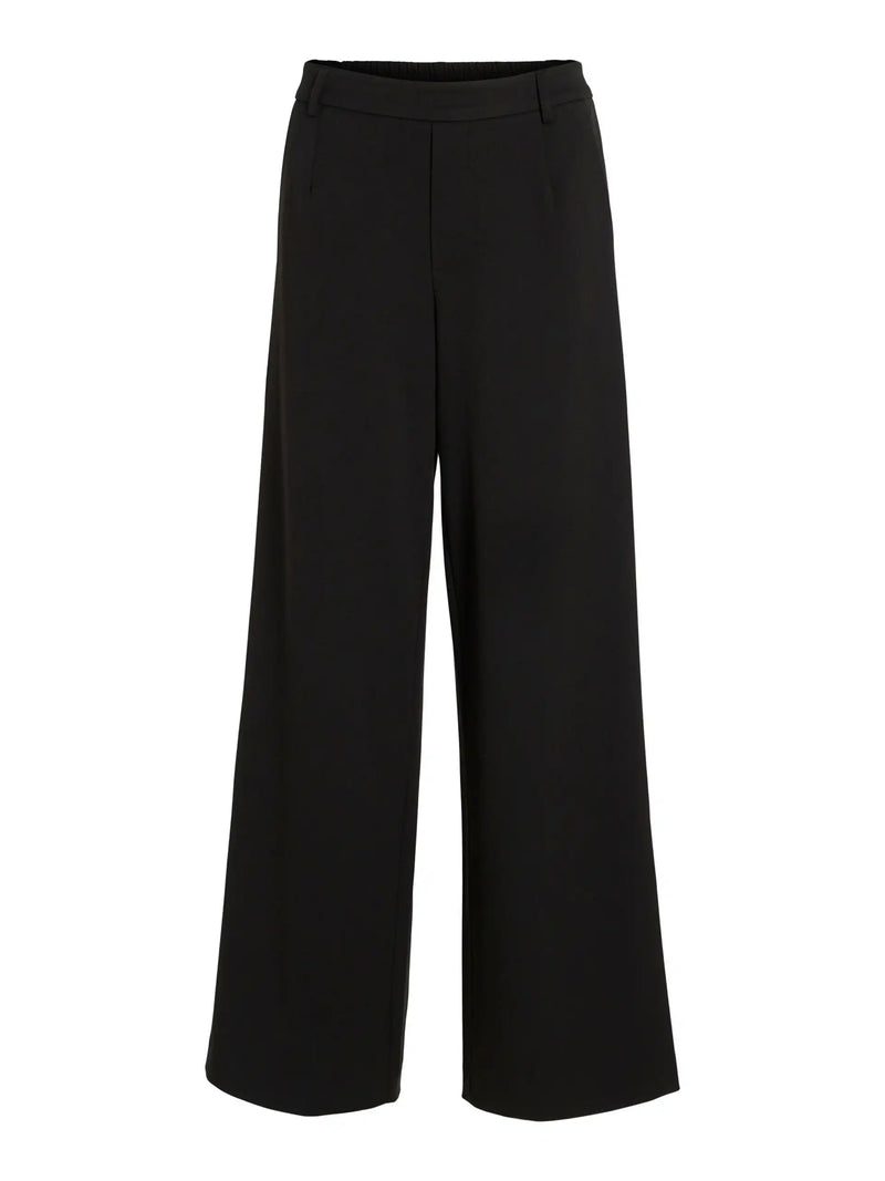 Pantalon large Vila Vivarone Black