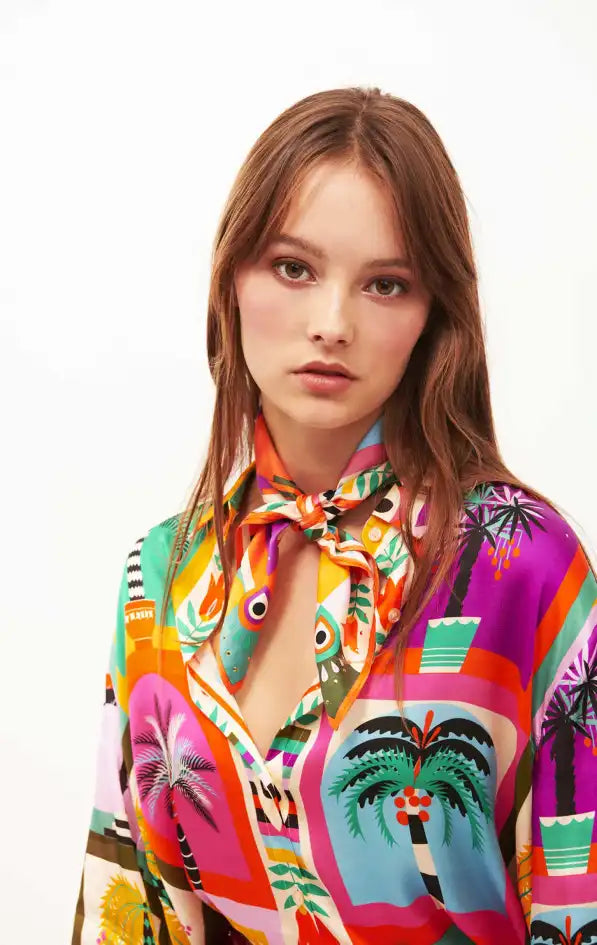 MINI Foulard Wild Beldi Multicolore