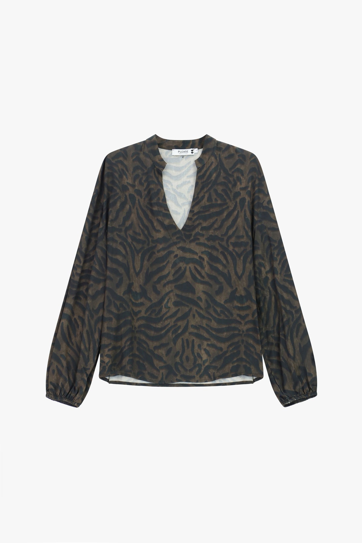 Blouse Please motif animalier Moro