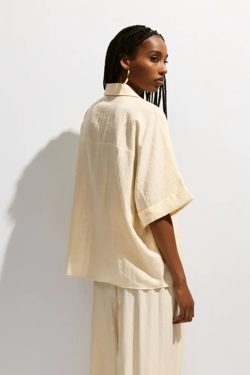Chemise Please en tissu gaufré Chantilly