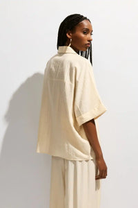 Chemise Please en tissu gaufré Chantilly