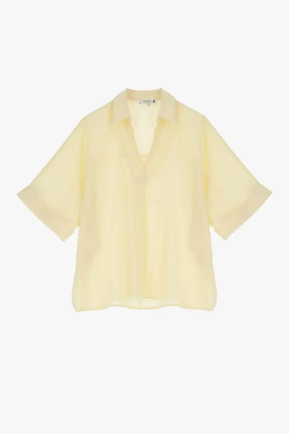 Chemise Please en tissu gaufré Chantilly