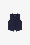 Gilet Please court blu