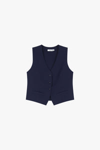Gilet Please rayure Blu