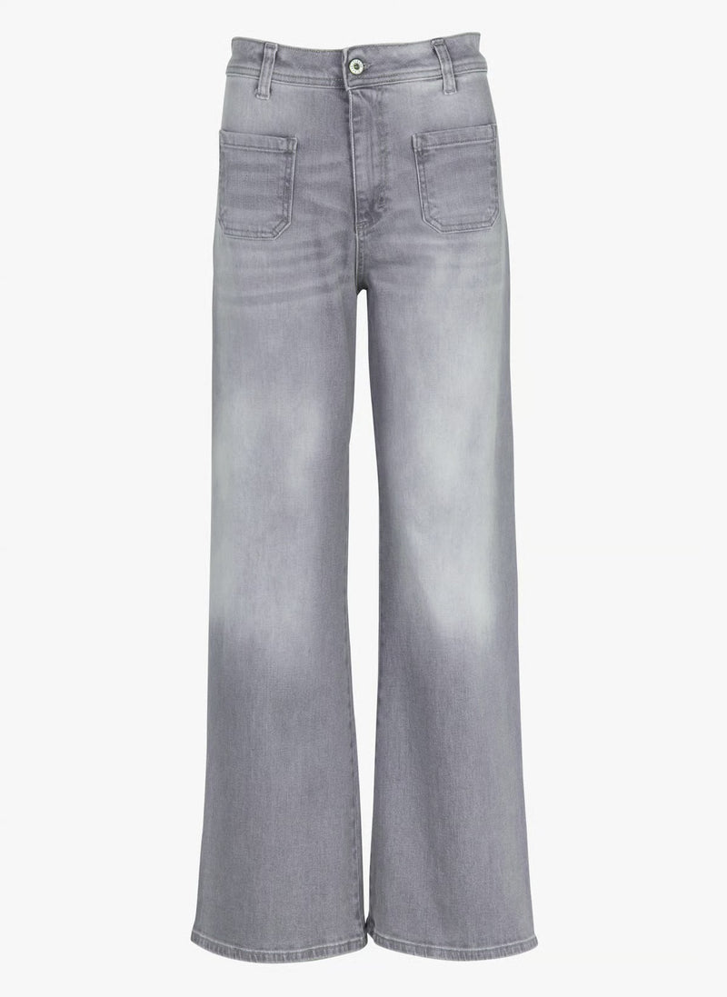 Jean palazzo Please Grigio Denim 