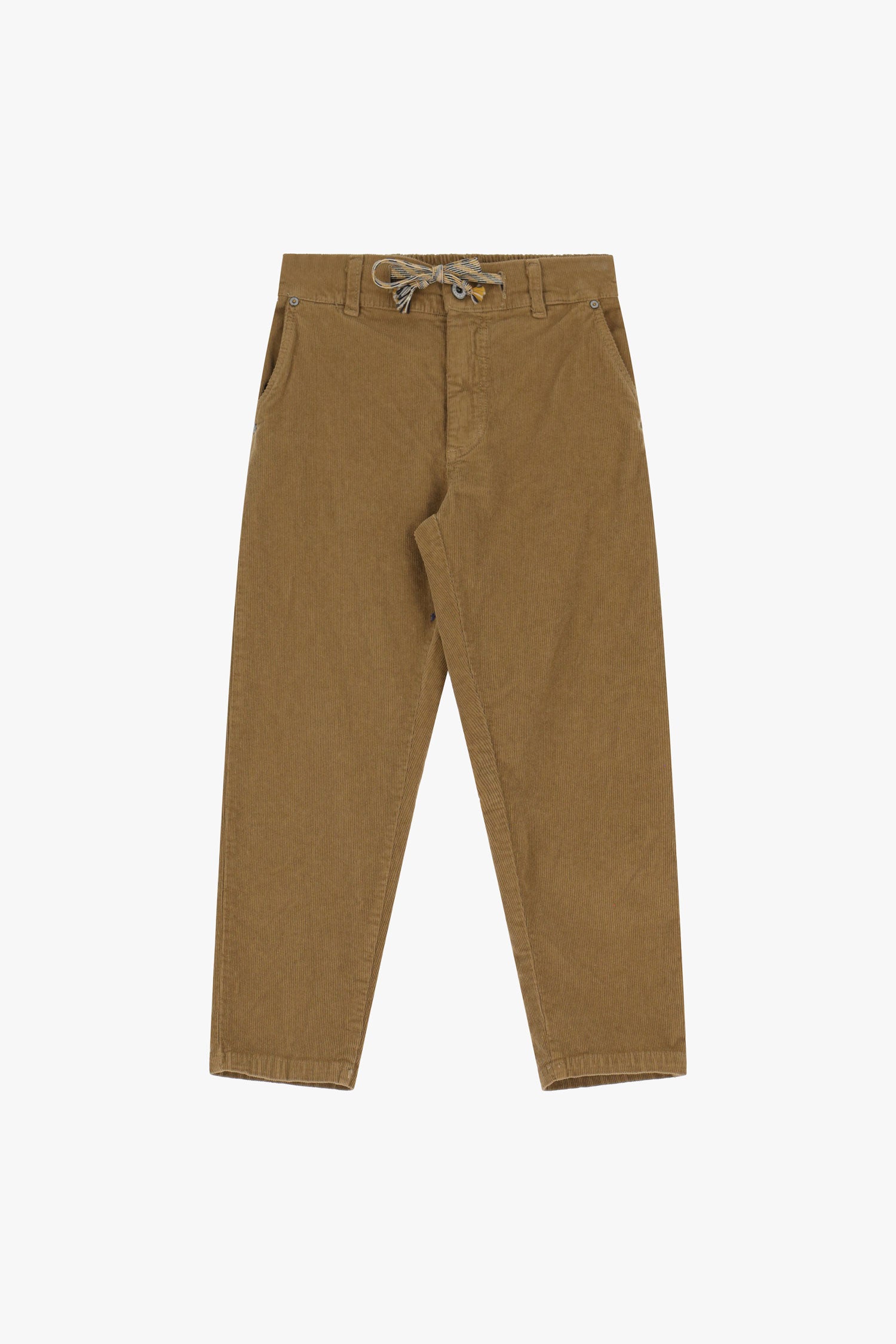 Pantalon Please coupe droite velours Vintage Camel