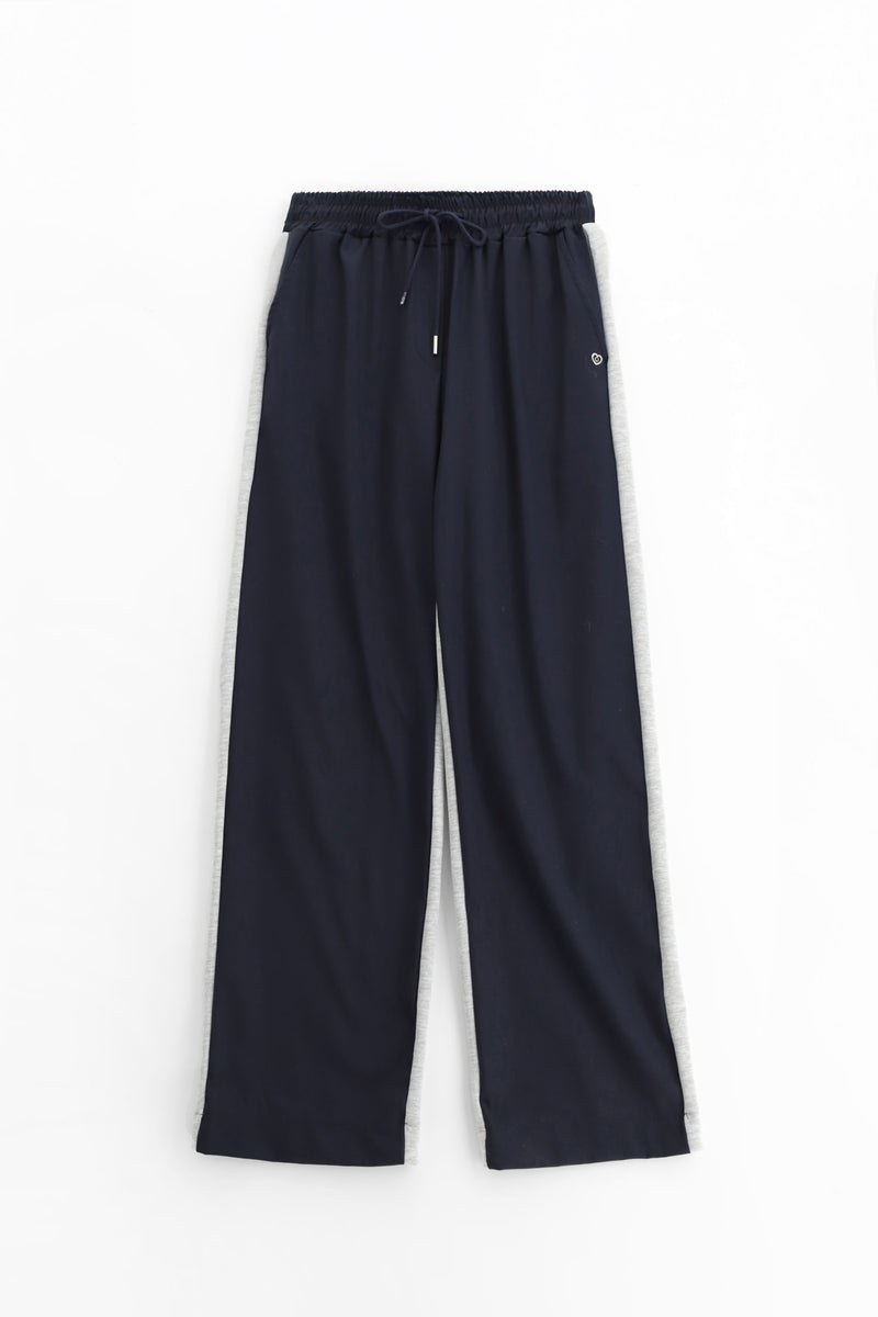 Pantalon jogging Please à bandes contrastantes Blu