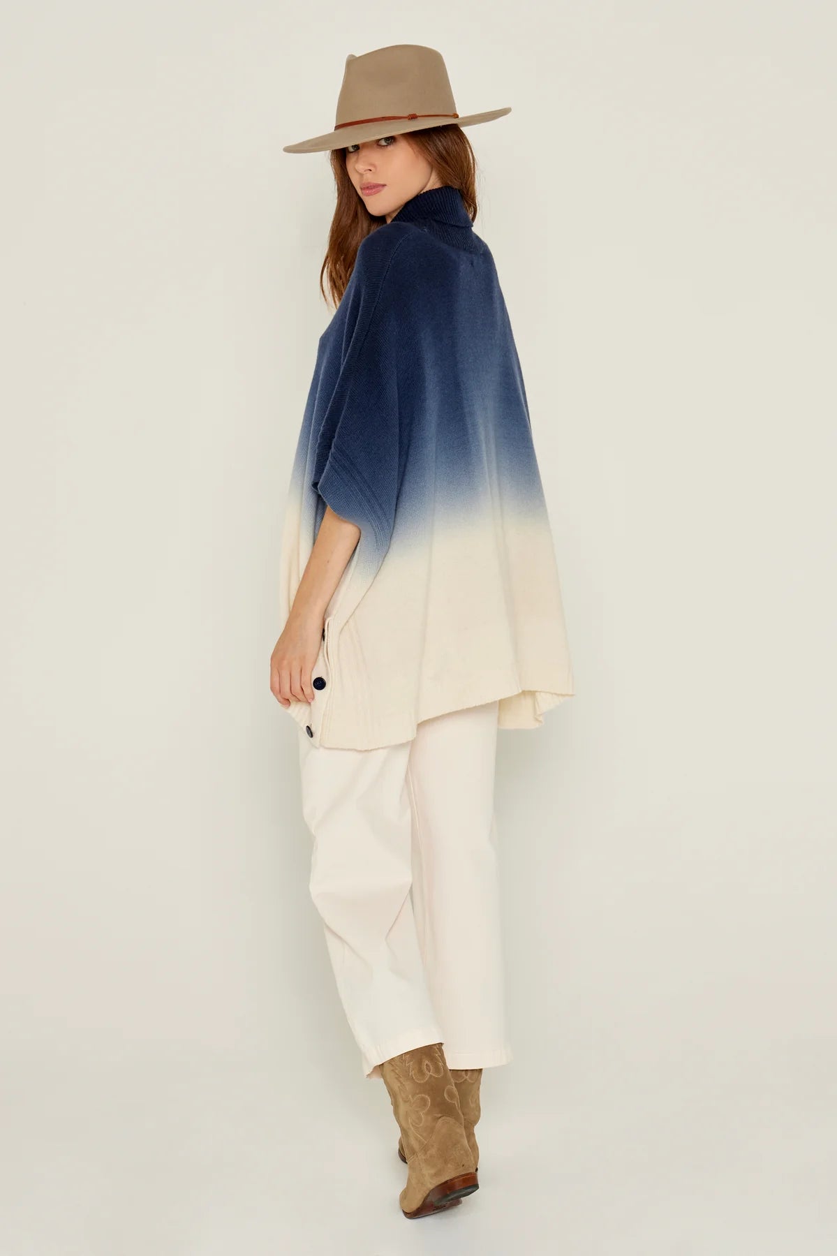 Pull Poncho Five Blend Navy