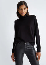 Pull Liu Jo col roulé Ecoconçu Nero