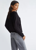 Pull Liu Jo col V Ecoconçu Nero