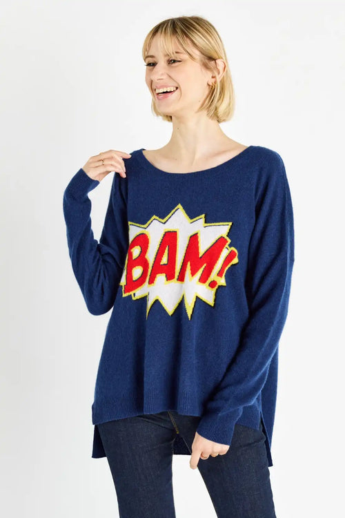 Pull Madluv Bam Bleu Marine