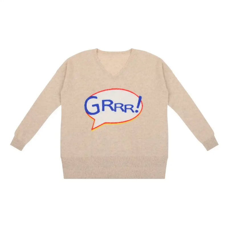 Pull Madluv Grrr Beige