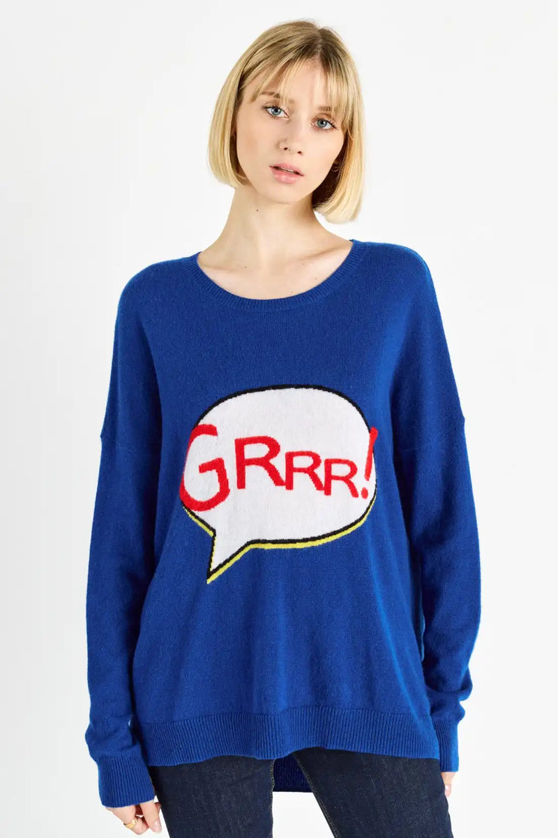 Pull Madluv Grrr Bleu Indigo