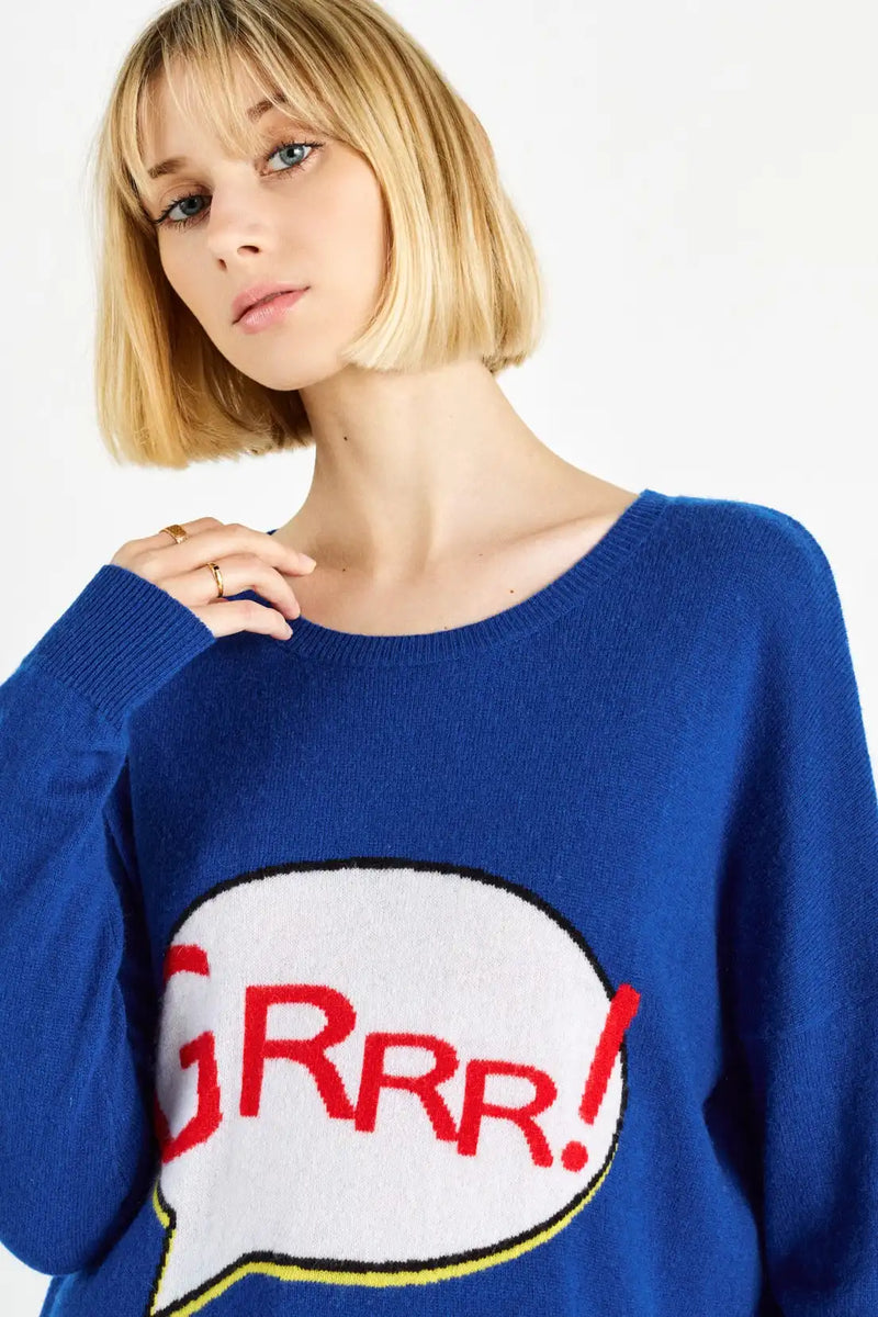 Pull Madluv Grrr Bleu Indigo