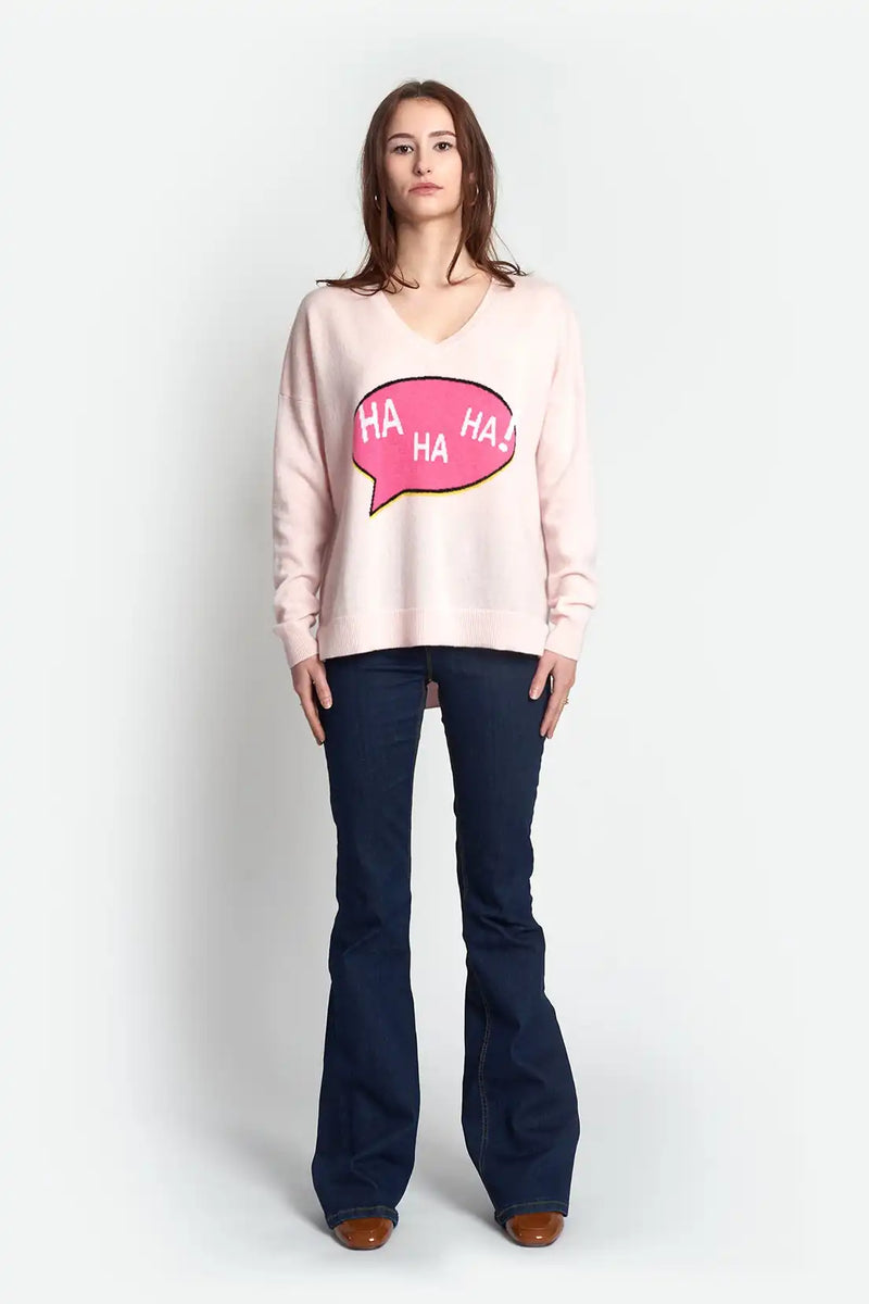 Pull Madluv Ha Ha Ha Rose Clair