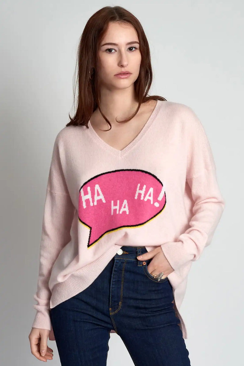Pull Madluv Ha Ha Ha Rose Clair