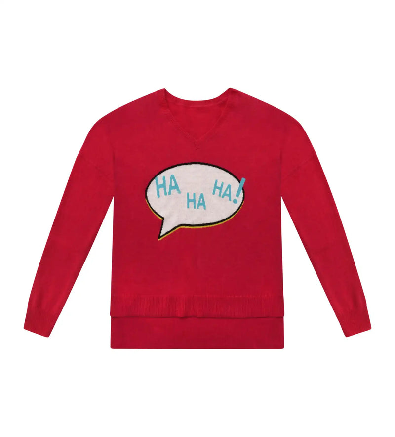 Pull Madluv Ha Ha Ha Rose Fuchsia