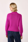 Pull Dixie en laine Magenta